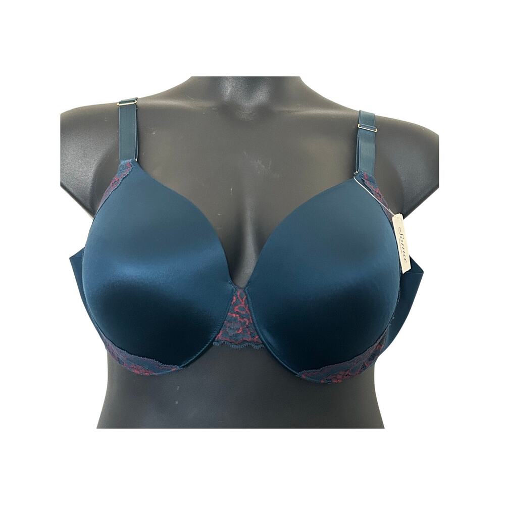 Soma 42D Womens Green Demi Cup Bra with Lace